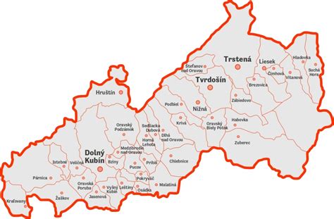 Geografická mapa okolia obce Radoma s vyznačením toku potokov Radomka a Salaš