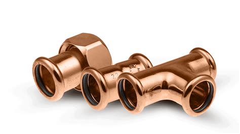 Lisovacie spoje medených rúr (napr. KAN-therm Copper)