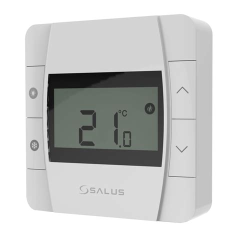 Detailné zobrazenie displeja termostatu Salus TC 11E s grafickým podsvietením