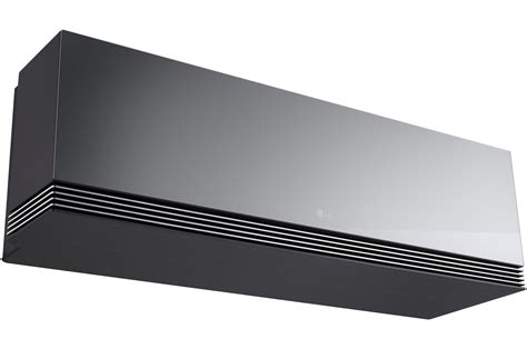 Detail prednej časti klimatizácie LG Artcool Mirror so zrkadlovým sklom