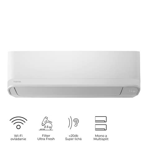 Ilustračná fotografia rôznych typov klimatizácií Toshiba