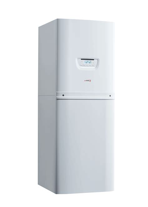 Fotografia kotla Protherm Lev Heliotwin 20 KKZ150 s detailom zásobníka