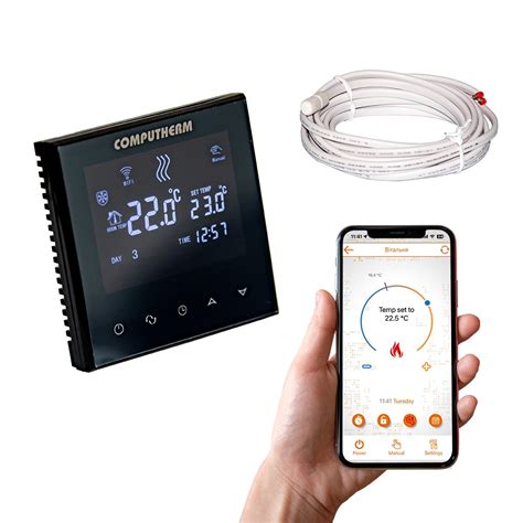 Schéma zapojenia WiFi termostatu COMPUTHERM E300