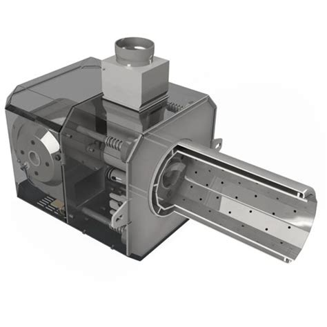 Detail automatického horáka na pelety s dávkovacím šnekem