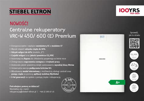 Centrálna rekuperačná jednotka STIEBEL ELTRON VRC-W 450 Premium