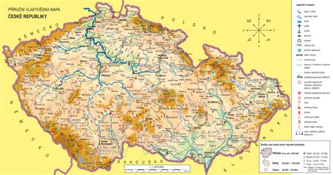 Mapa zemského povrchu s vyznačenými tlakovými systémami.