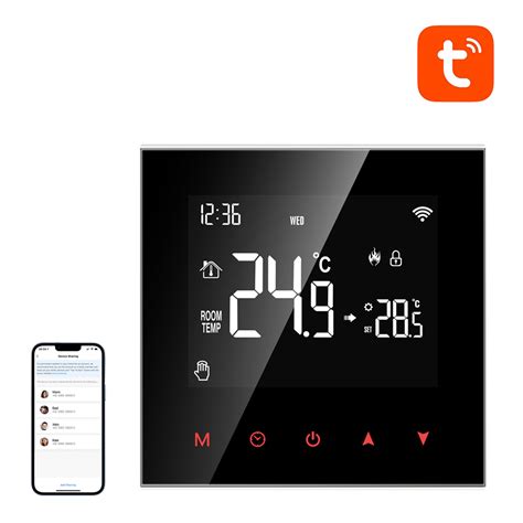 schéma: ako inteligentný termostat komunikuje so smart home systémom
