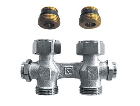 Ilustrácia pripojenia radiátora typu VK s termostatickou hlavicou.