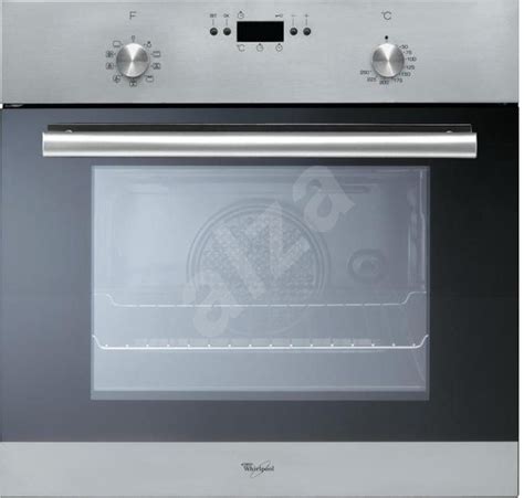 Detailný pohľad na ovládací panel a vnútorný priestor vstavanej rúry Whirlpool AKP 244 IX