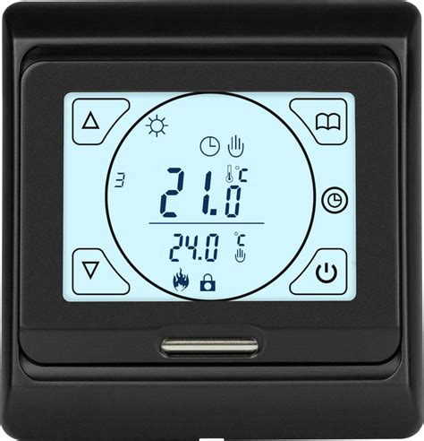 Digitálny termostat pre podlahové vykurovanie s dotykovým displejom