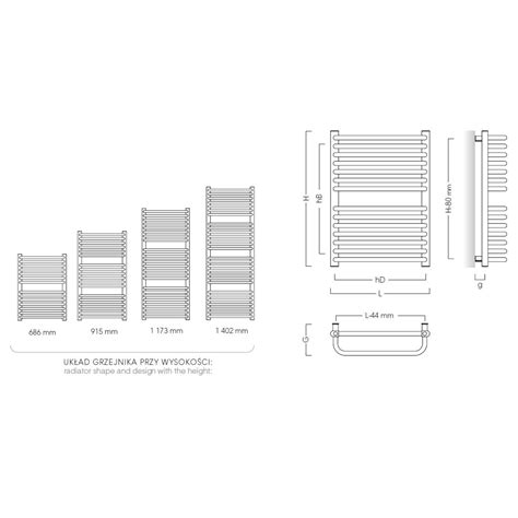 Ilustrácia montážnej sady pre kúpeľňový radiátor.