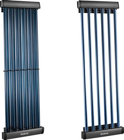 Produktové fotografie solárnych kolektorov Buderus Logasol SKT 1.0, SKN 4.0 a SKR 5 / 10CPC