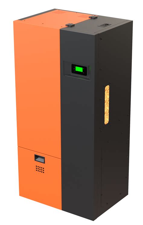 Automatický kotol na pelety s plným zásobníkom