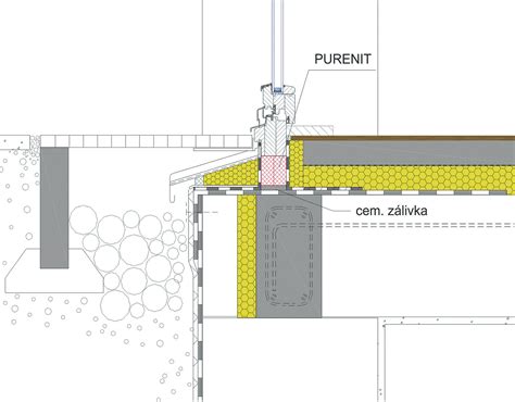 Detail uloženia parozábrannej fólie a izolačnej podložky