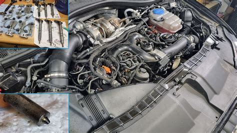 Schéma chladiaceho systému Audi A6 C6 s detailným zobrazením umiestnenia termostatu v motorovom priestore