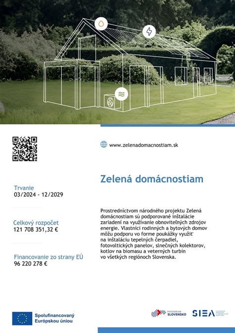 infografika o projekte Zelená domácnostiam a návratnosti investícií do biomasy