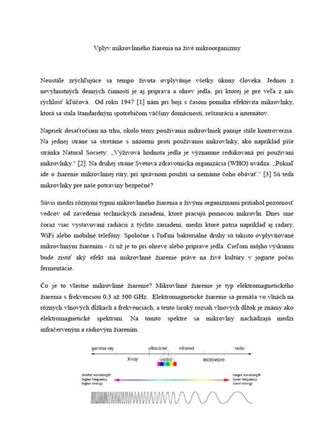 Schéma vlnových dĺžok UV žiarenia a ich vplyv na mikroorganizmy