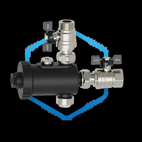 Schéma magnetického filtra pre vykurovací systém