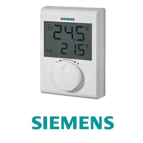 Schéma s rozmermi termostatu Siemens RDH100