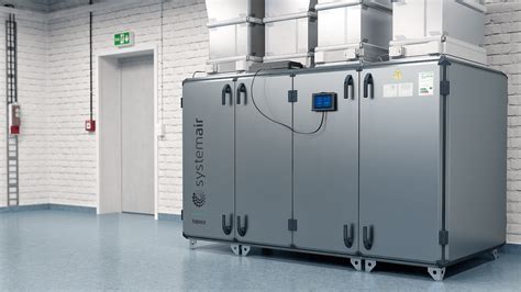 Tematická fotografia axiálneho ventilátora Systemair v prevádzke