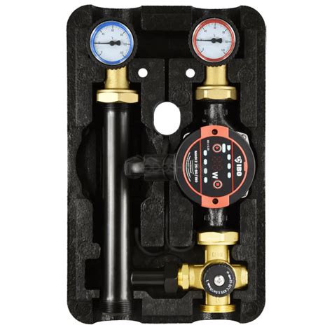 Ilustrácia mechanického termostatu s tepelnou hlavou a ventilom.