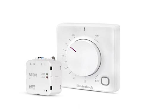 štruktúra bezdrôtového termostatu Elektrobock