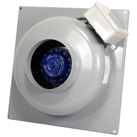 Nákres montáže axiálneho ventilátora na stenu a do potrubia